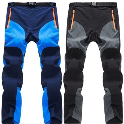 Summer Quick Dry Hiking Pants Men Outdoor Sports Breathable Trekking Trousers Mountain Climbing Fishing Lightweight Work Pants