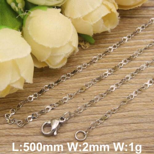 Hot Selling Accessories Wholesale Stainless Steel Vintage Jewelry Fashion Chain Necklace NFHGBEHP