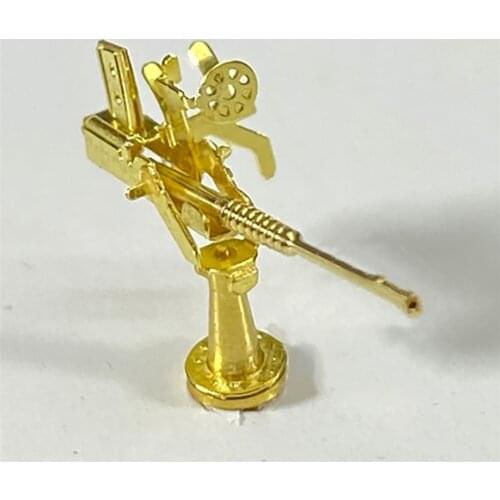 Mini 25mm Single Barrel Anti-Aircraft Gun for 1/200 Scale Japanese Model Ship DIY Upgrade Kits Decoration Parts