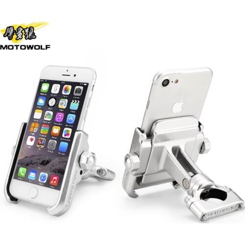 Motorcycle modified phone holder AL top quality very cool styling NOT THE cheap thing
