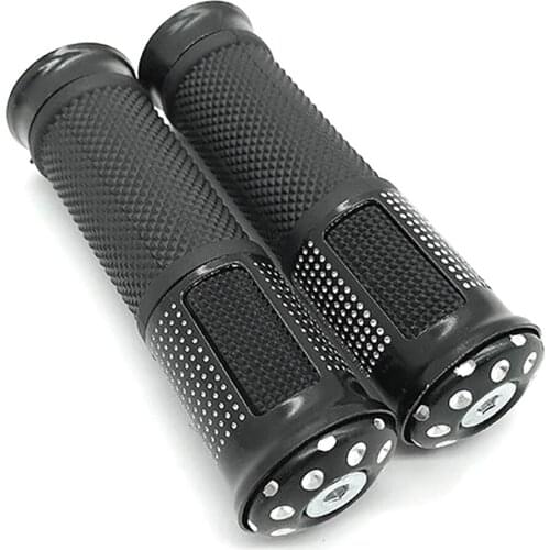 Motorcycle Hand Grips Non Slip Anti Slip Rubber Bar End Thruster Motorbike Grip Comfort Hand Handlebar Thruster Grip Motorcycle