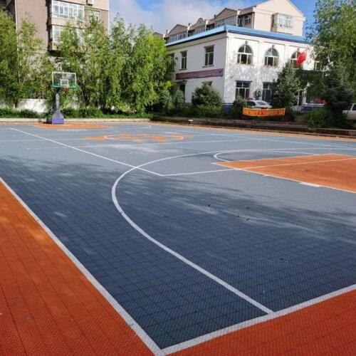 Beable Outdoor Basketball Court Flooring Sports Interlock Tiles Floor