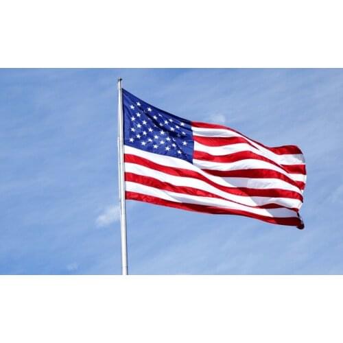 Wholesale 3x5ft Factory Price American National Flag with two metal grommets Polyester custom banner