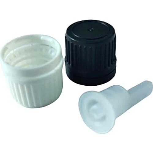 Wholesale 100 x 18mm Bottle Cap,18mm Tamper Evident cap, Plastic Cap For 5ml\10ml\15ml\20ml\30ml\50ml\100ml Essential Oil Bottle