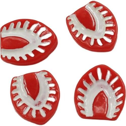 Wholesale Cheap Price 14*16mm Mini Size Cute Strawberry Resin Craft Cabochon Charms 3D Style