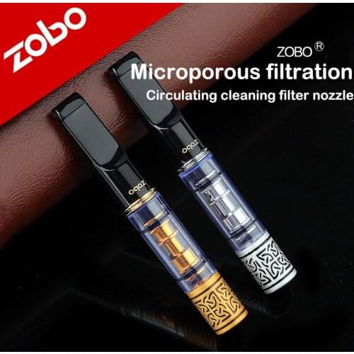 Original Zobo Clean Circulating Layer Filter Cigarette Holder, Can Clean The Microporous Sanitary Nozzle Accessories