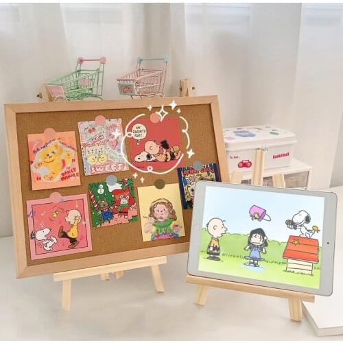 Foldable Wood Desktop Book Stands Triangle Trapezoid Easel iPad Mobile Phone Tablet PC Stand Holder