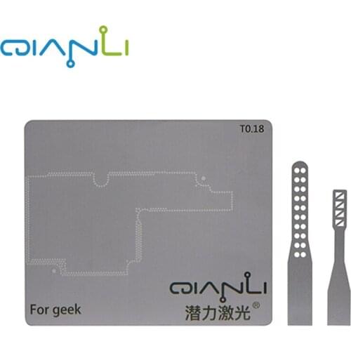 Logic Board BGA Reballing Stencil Template for iPhone X Motherboard Repair Tools