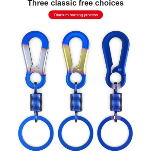 Top Quality 1PCS Creative Car Auto Goods Keychain Titanium Metal Key Chain Wonderful Car Keychain Keyring Accessories Wholesale