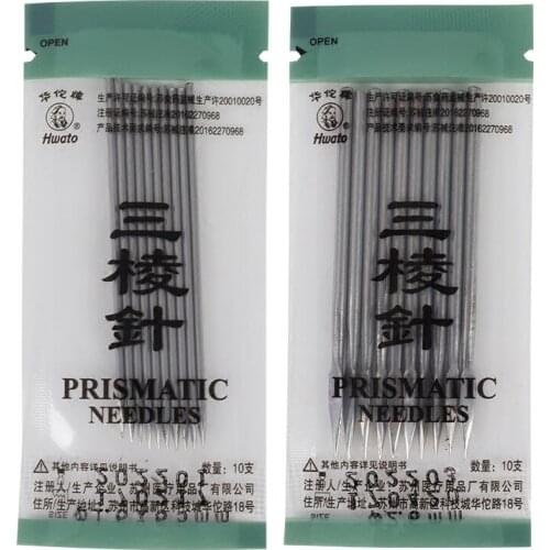 10 pcs accupuncture massage prismatic needle 1.6*65mm/2.6*65mm three edged needles