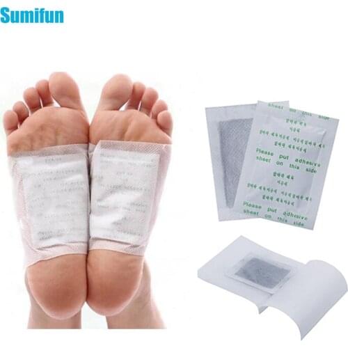 2pcs Foot Care Natural Plant Body Toxins Herbal Medical Plaster Detox Foot Pads Bamboo Vinegar Adhesive Patches C1468