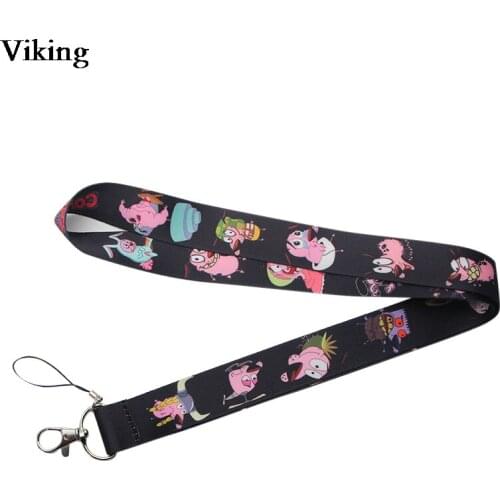 20pcs/set Cartoon Dog Lanyards For Keys Phone Neck Strap with Keychains USB Holder Hang Rope for Friends G0289