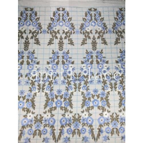 5yards /lot mx314# stock floral best quality embroidery tulle mesh lace fabric for sawing wedding dress