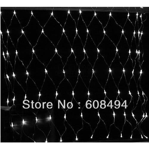 50pcs New 96 led mesh net string light 1.5m x 1.5m Web Fairy Light Christmas Wedding Party Xmas tree Decor- 8 COLORS OPTIONAL