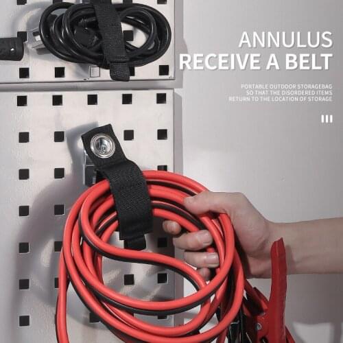 6pcsExtension Cord Holder Organizer High Strength Nylon Belt Adjustable Heavy Duty Storage Belt for Garage Tools Mangement Holde