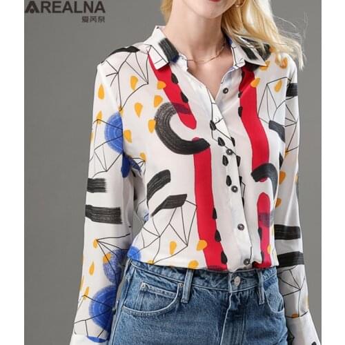 AREALNA Business Shirts For Women