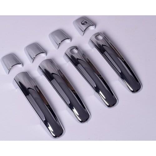 Car Accessories For Suzuki Vitara 2015 2016 2017 ABS Chrome Car Door Handles Cover Trim Side Door Handle Cover with Smart Holes