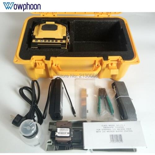 Free Shipping COMWAY A3 fiber optic splicing machine multi-function FTTH fusion splicer English menu