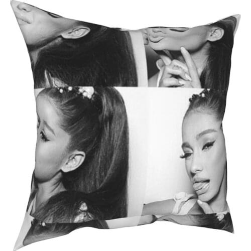 Ariana Grande decorative cushion cover sexy beauty cushion cover 45cm linen pillow residential culture