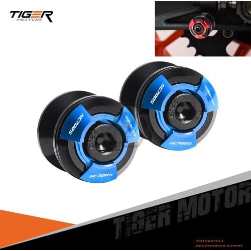 For Honda NC700S 2012 2013 Motorcycle Accessories Swingarm Spools Slider Stand Screws