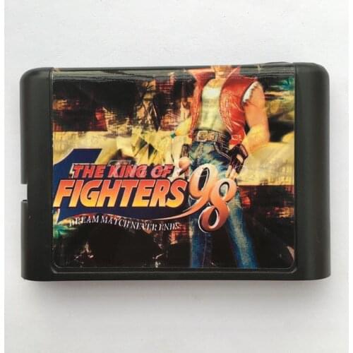 The king of Fighters 98 EU/JAP Shell for 16 bit Game Card for Genesis System for Sega Mega Drive
