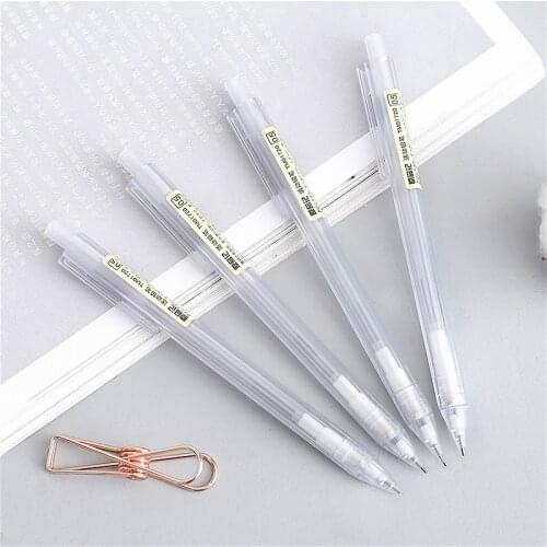 Korean Style Stationery Transparent Automatic Pencils Adorable Kawaii Plastic Mechanical Pencil For Kids Gifts Material Supplies