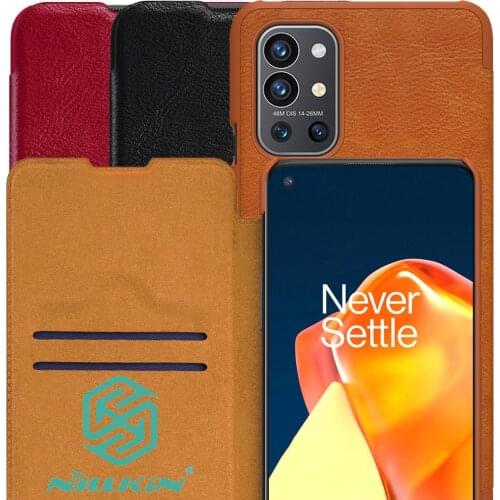 Nillkin Wallet Book Flip Leather Case For Oneplus 9R Coque Capinha For 1+ 9R