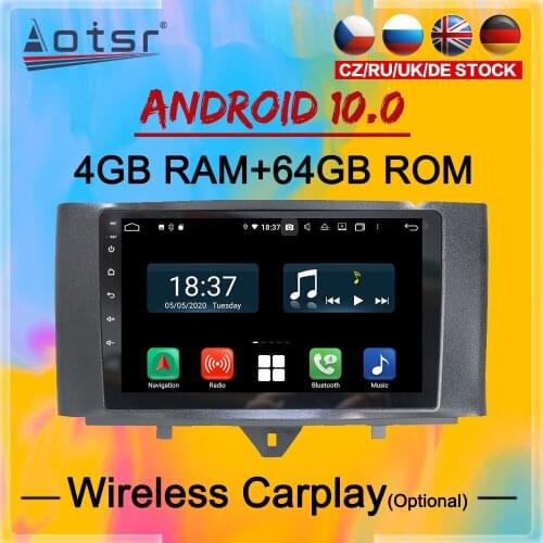 For Benz smart Android Multimedia Radio 2011 - 2015 Car Autoradio Player cassette recorder Head unit GPS Navi Stereo Audio 2 din