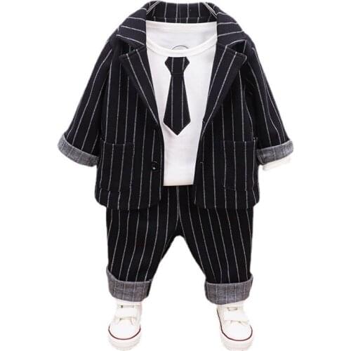 New Children Spring Trendy Clothes Kids Boys Girls T Shirt Pants 3Pcs/sets Autumn Baby Infant Clothing Toddler Cotton Tracksuits