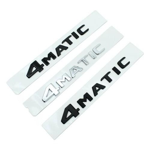 New 4MATIC Auto Trunk Tailgate Emblem Badge Decals Sticker Car Accessories