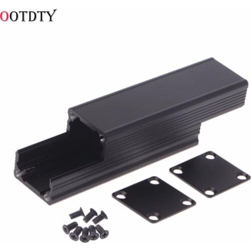 New DIY Extruded Electronic Project Aluminum Enclosure Case Black 80x25x25mm Junction Box