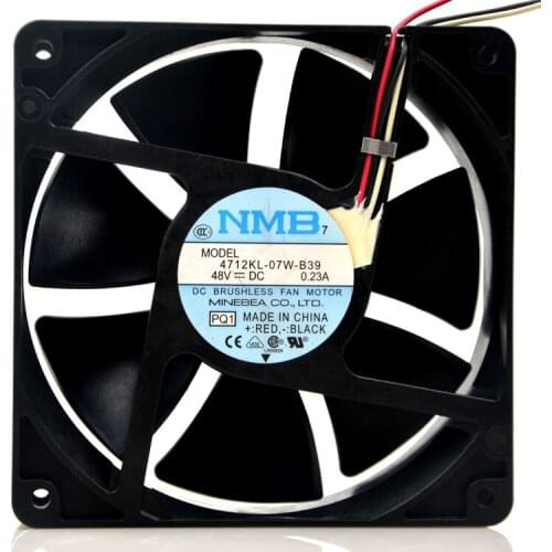 New original 4712KL-07W-B39 12032 12CM 48V 0.23A frequency waterproof fan