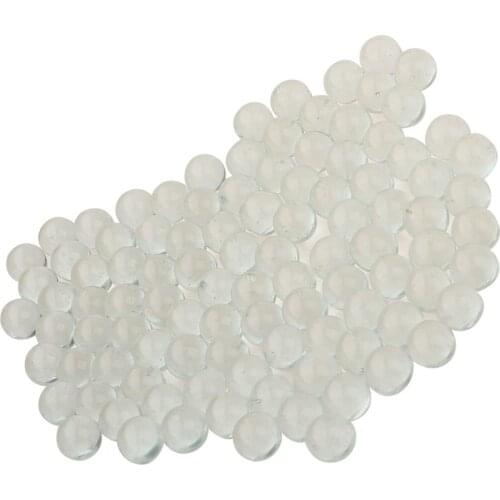 100pcs 12mm Clear Transparent Glass Balls Beads Pinball Marbles Classic Fun Game for Kids Toys Flower Vase Aquarium Decoration