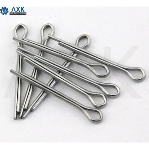 Split Cotter Pin Link Steel 20/25/30/35/40/50/60/70mm 20pcs M4/m5/m6 M5 M6 With Inc Late U Shape Open Plastic Barton A Axk