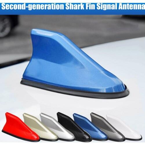 Universal Car Second-generation Shark Fin Signal Antenna Radio Signal Line Auto Waterproof FM/AM Signal Receiver Aerials