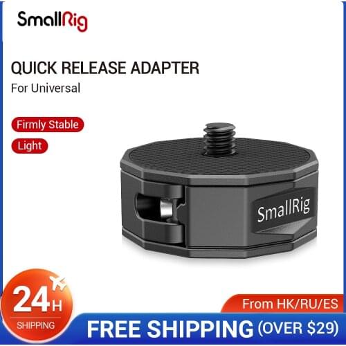 SmallRig Universal Quick Release Adapter To Attach Mini Tripod/Monopod to Gimbal Stabilizer For Zhiyun Crane/DJI Roin/Moza 2714