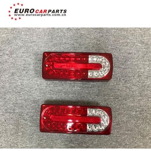 G class w463 led taillights for G63 G65 G55 G500 G350 G400 red color black color rear warning light