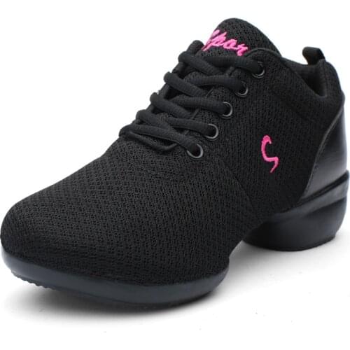 2020 EU35-41 Sports Feature Soft Outsole Breath Dance Shoes Hot Sale Sneakers For Woman Practice Shoes Modern Dance Jazz Shoes