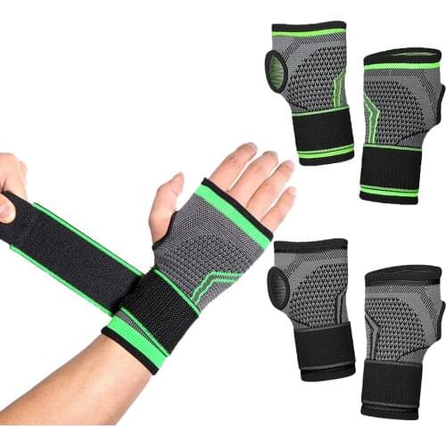 1PCS Wrist Support Compression Weightlifting Fitness Wrist Guard Dumbbell Training Exercise Fitness Elastic Wrist Protection