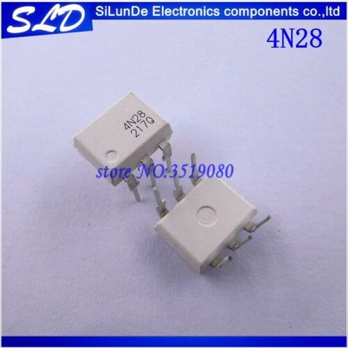 10pcs/lot 4N28 DIP-6 new and original