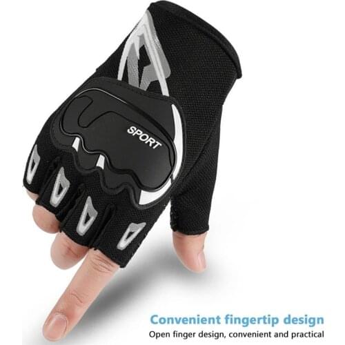 2021 BIKING Breathable Half Finger Cycling Gloves Anti Slip Pad Motorcycle MTB Road Bike Gloves Men Women Sports Bicycle Gloves