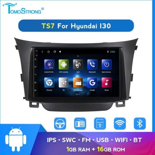 7 inch car radio gps stereo for Hyundai I30 Elantra GT 2012 2013 2014 2015 2016 autoradio with ips screen usb multimedia player