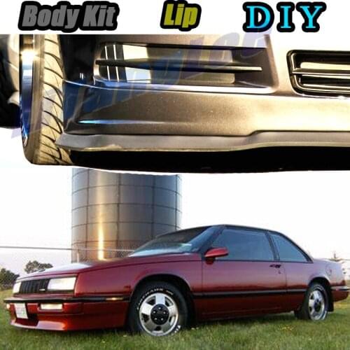 Car Bumper Lip Front Spoiler Skirt Deflector For BUICK LeSabre 2000~2005 Tune Car Modified Body Kit VIP Hella Flush Lips