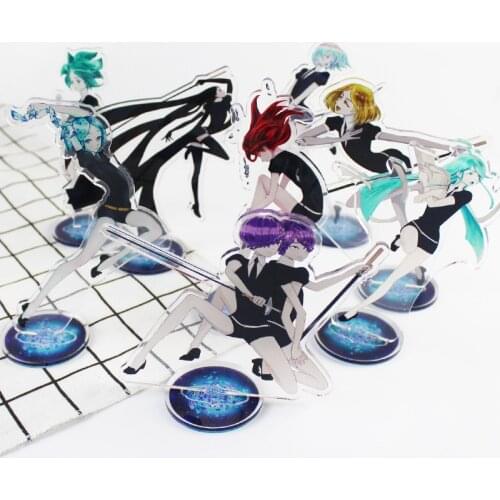 Land of the Lustrous Anime Acrylic Stand Model Cute Kawaii Girls Anime Stand Figure Decoration Action Figure Collectible Toys