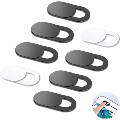 WebCam Cover Shutter Magnet Slider Universal Antispy Camera Cover For Web Laptop iPad PC Macbook Tablet lenses Privacy Sticker