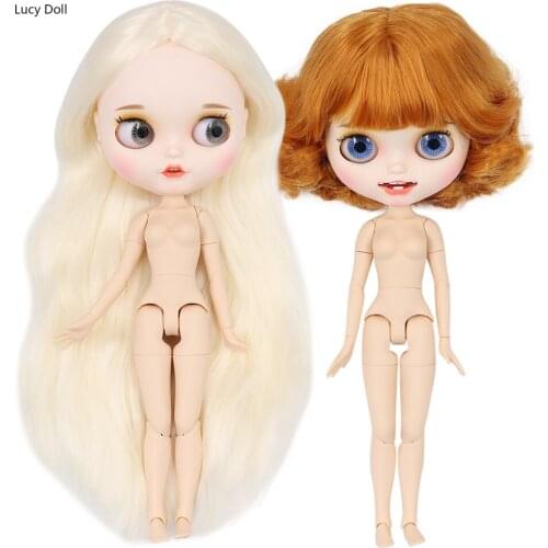 ICY Factory Blythee Doll Bjd Toy Joint Body White Skin Custom Doll Matte Face 30cm Naked Doll Kid Gift