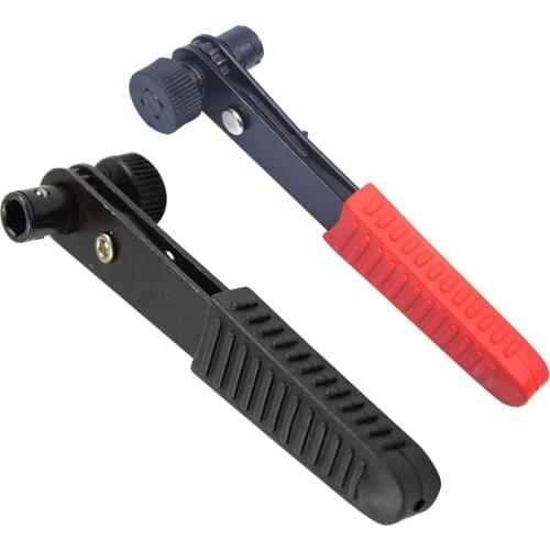 Mini 1/4 Screwdriver Rod Adjustable Fast Ratchet Wrench Quick Socket Wrench Tools Double End Wrench for Repairing