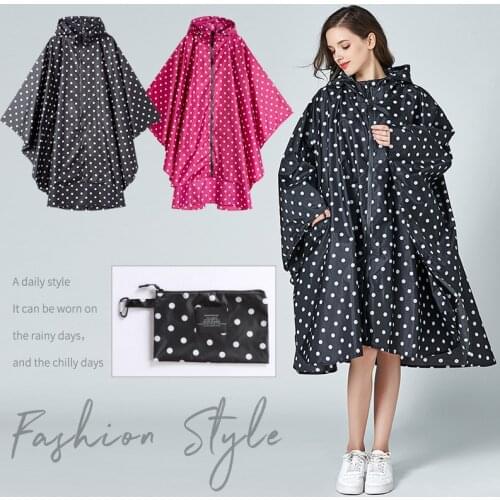 Fashion Rain Cover Waterproof Long Raincoat Women Tourism Outdoor Hiking Poncho Raincoat
