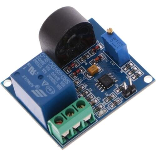 5A Overcurrent Protection Relay Module AC Current Detection Board 12V/5V Relay