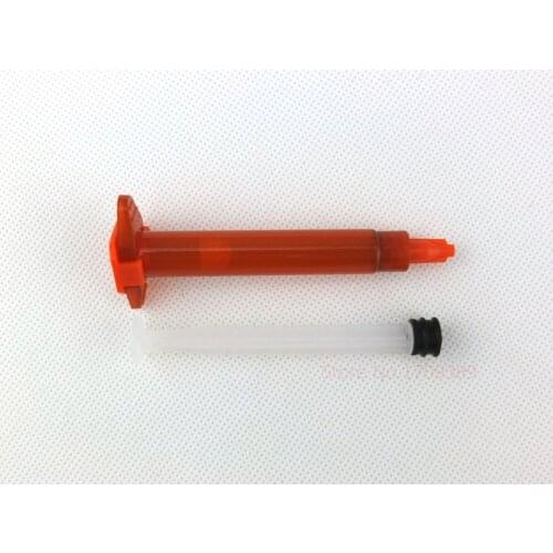 Pack of 750 x 3CC Amber UV block Fluid Manual Syringe Dispenser for epoxy resin